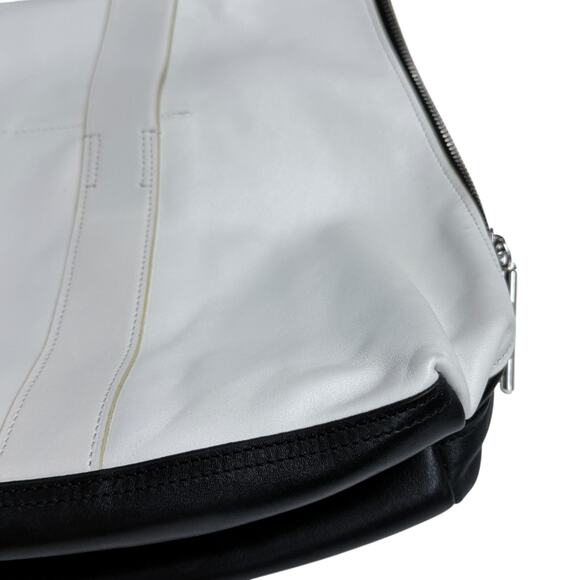 3.1 Phillip Lim 31 Hour Tote Bag Black & White Soft Leather X-Large‎ Work Bag - Picture 7 of 16